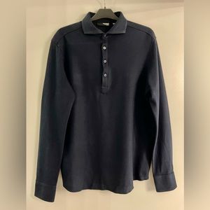 Murano
Liquid Luxury Slim-Fit Long Sleeve Polo Shirt